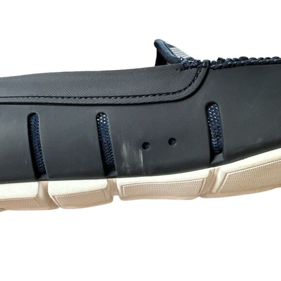 Swims Striped Venetian Loafers Boat Shoe Water Moccasin Men’s Slip On - Picture 5 of 13